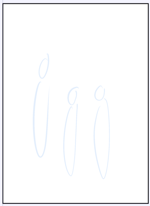 下絵とペン入れ 