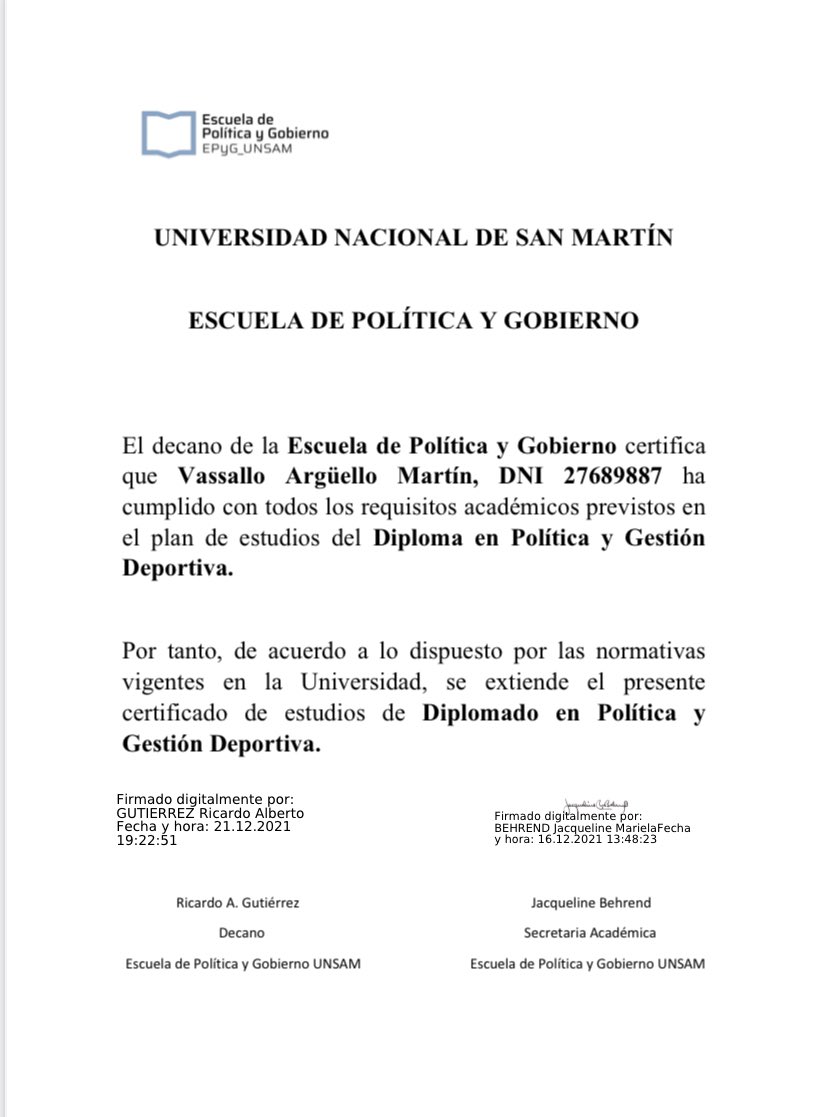 Martín Vassallo Argüello tweet media