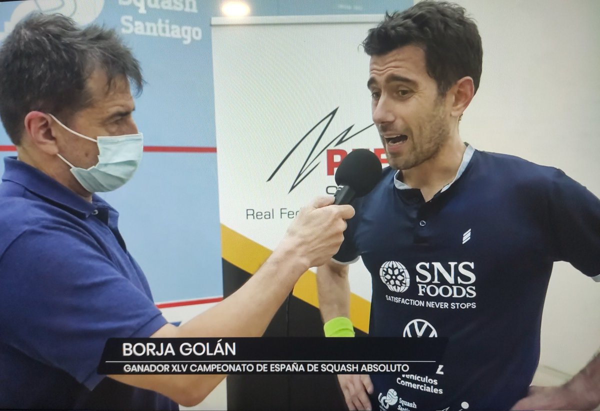 SerGalicia's tweet photo. @golansquash gana su 17º título de Campeón de España de Squash en su última temporada como profesional y  a sus 39 años. 
LEYENDA 🙌 https://t.co/r5ANeG1N2I