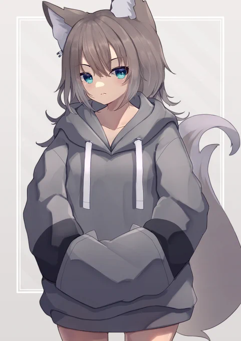 パーカーきつね 
