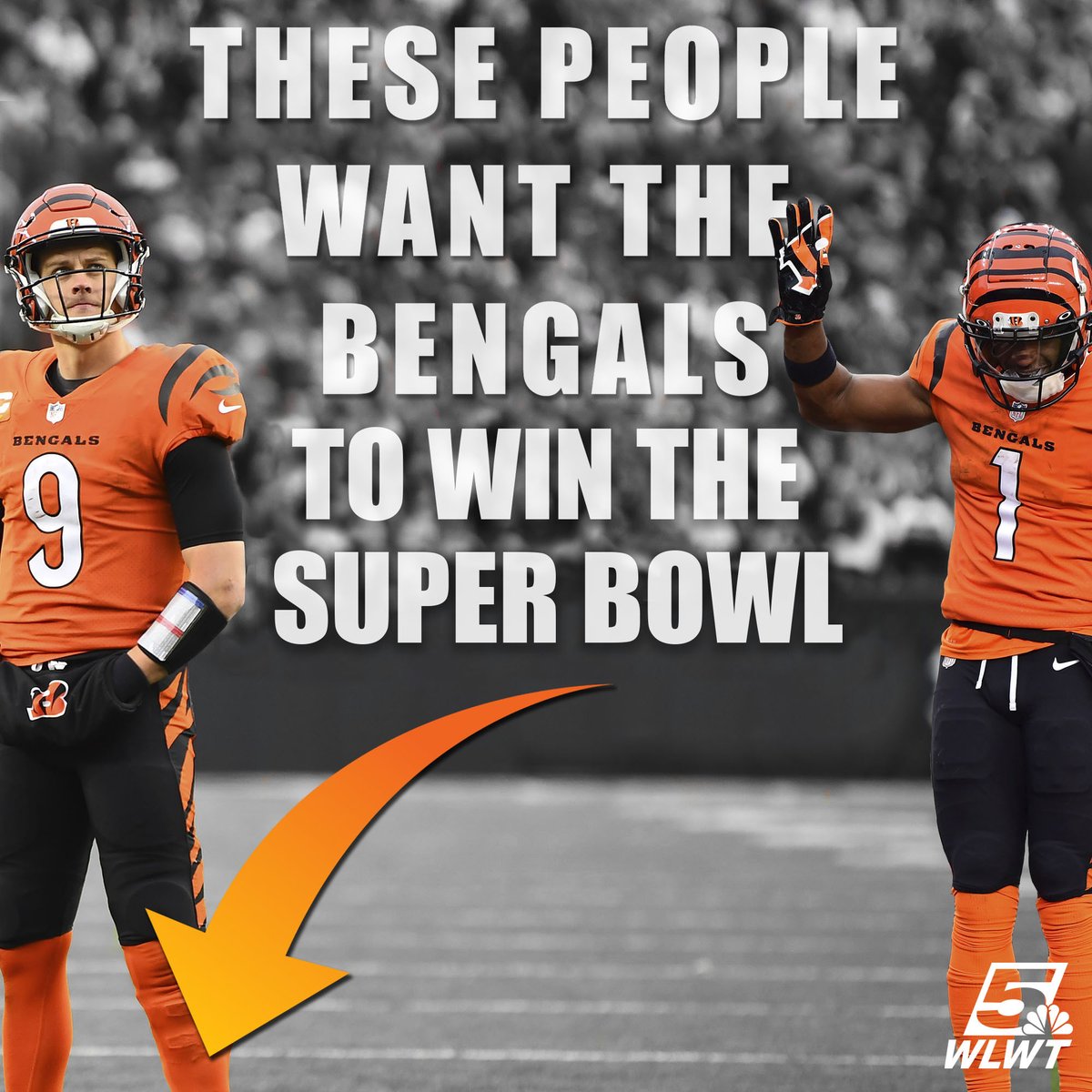 WLWT's tweet photo. Let’s show ‘em, Who Dey Nation! https://t.co/TQNFL4hpwQ