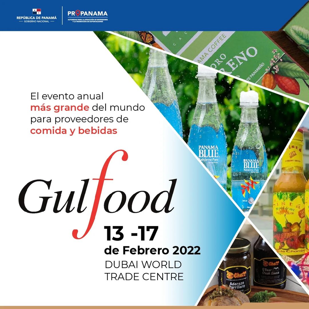 Danitzah's tweet photo. Panamá participa por primera vez en #Gulfood2022 gran feria gastronómica de Dubái con una oferta de ☕ café especial, 🍯 mieles, mermeladas,🌶 picantes, salsas, 🍫chocolate, 🌾 malta y💧 agua, entre otros
#laestrella #propanama #Bambitoestatecoffee
https://t.co/N8Z5Rz2xG0 https://t.co/kHzbpiq9al