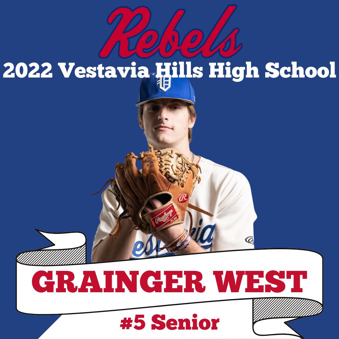 Senior <a href="/GraingerWest/">Grainger West</a> is the featured Rebel today. The @uwa_baseball commit will be wearing number 5 when we open the season on Friday!

📷: <a href="/SouthernIntrig1/">Southern Intrigue Photography</a>