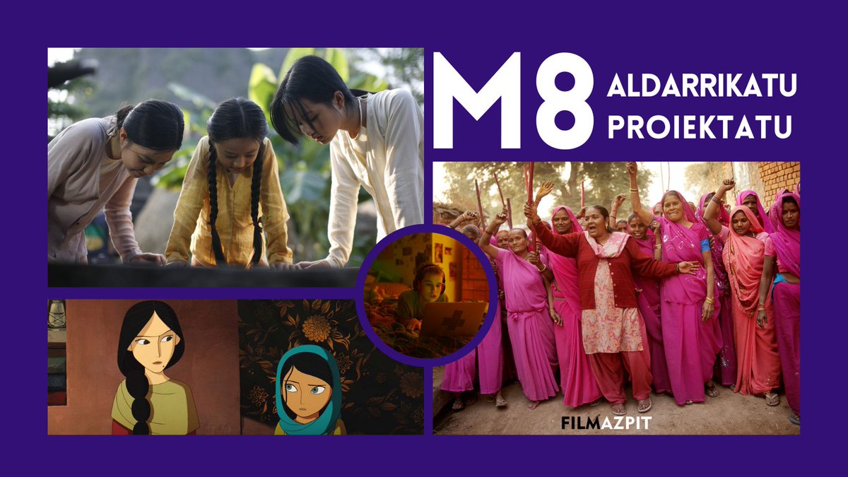 🟣 M8 ALDARRIKATU 🟣
🎥EMAKUME ZINEGILEAK
✍️EMAKUMEEN ISTORIOAK

<a href="/donostiakultura/">Donostia Kultura</a> <a href="/zineuskadi/">Zineuskadi</a> <a href="/filmotecavasca/">Euskadiko Filmategia</a>  <a href="/sansebastianfes/">Donostia Zinemaldia - Festival de San Sebastián</a>