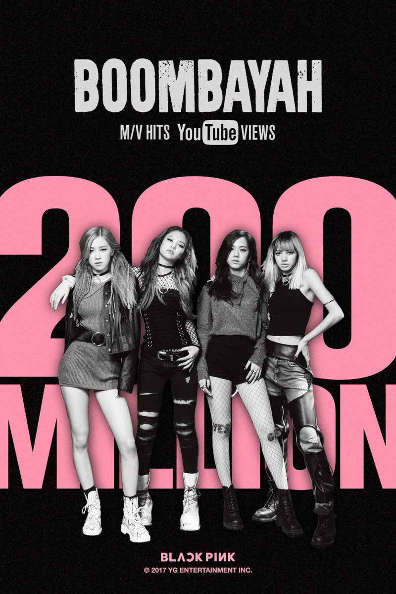 pinkprintgirls's tweet photo. MUSIC VIDEO #UPDATE !!! 

#WHISTLE - 300M Views (2028)
#ASIFITSYOURLAST - 400M Views (2028)
#BOOMBAYAH - 200M Views (2029)
#KILLTHISLOVE - 200M Views (2029)

-Thank you so much to our #PLYNKS and fans all over the world for streaming our videos! 다들 사랑해! 💖💖 #PINKPRINT https://t.co/cX9IiRSlUm