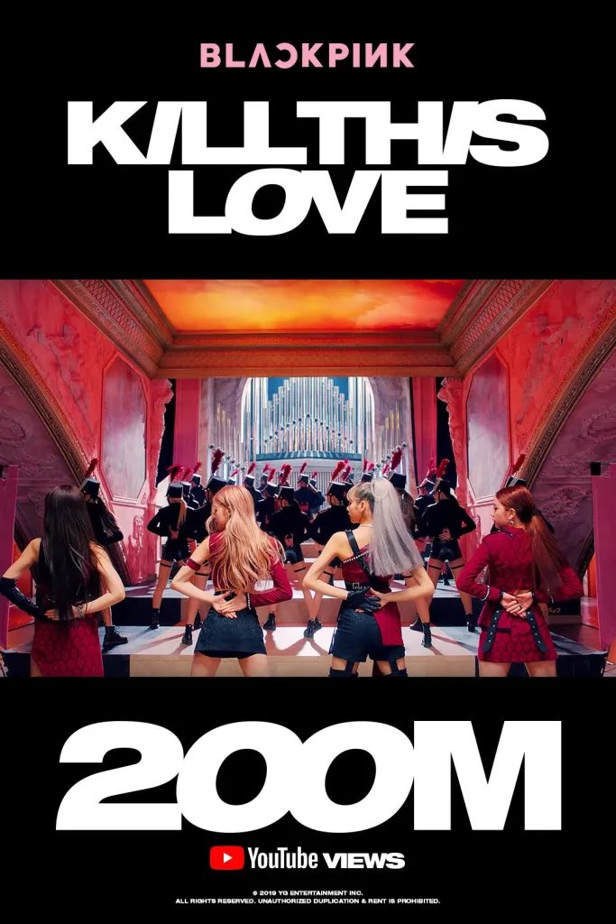 pinkprintgirls's tweet photo. MUSIC VIDEO #UPDATE !!! 

#WHISTLE - 300M Views (2028)
#ASIFITSYOURLAST - 400M Views (2028)
#BOOMBAYAH - 200M Views (2029)
#KILLTHISLOVE - 200M Views (2029)

-Thank you so much to our #PLYNKS and fans all over the world for streaming our videos! 다들 사랑해! 💖💖 #PINKPRINT https://t.co/cX9IiRSlUm