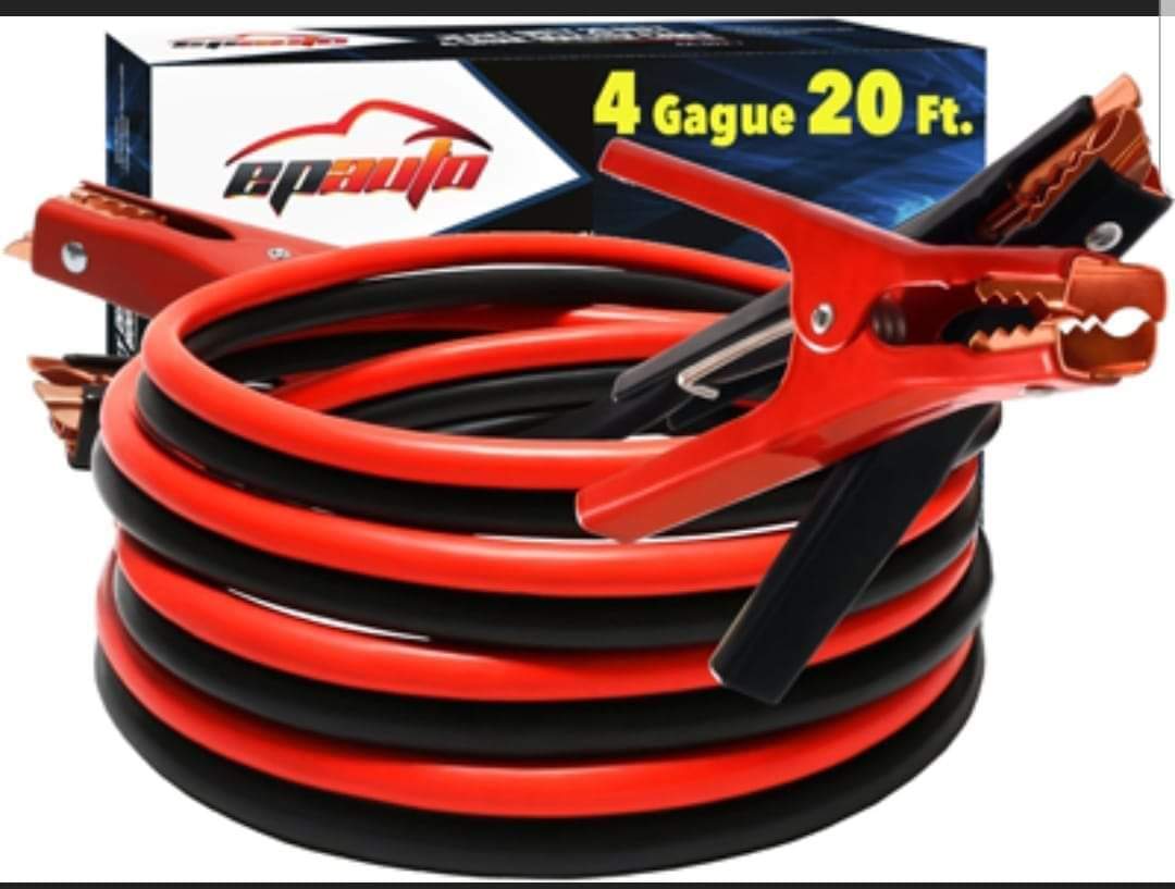 CornbreadComedy's tweet image. Get your wife a set of these babies for Valentines Day... they will set you back $75 but this ain't your regular cheapo cables... these bad boys will Jumpstart  a Ford F150 pickup from a hearing aid battery... and they conveniently come in the holiday colors of Red and Black ...