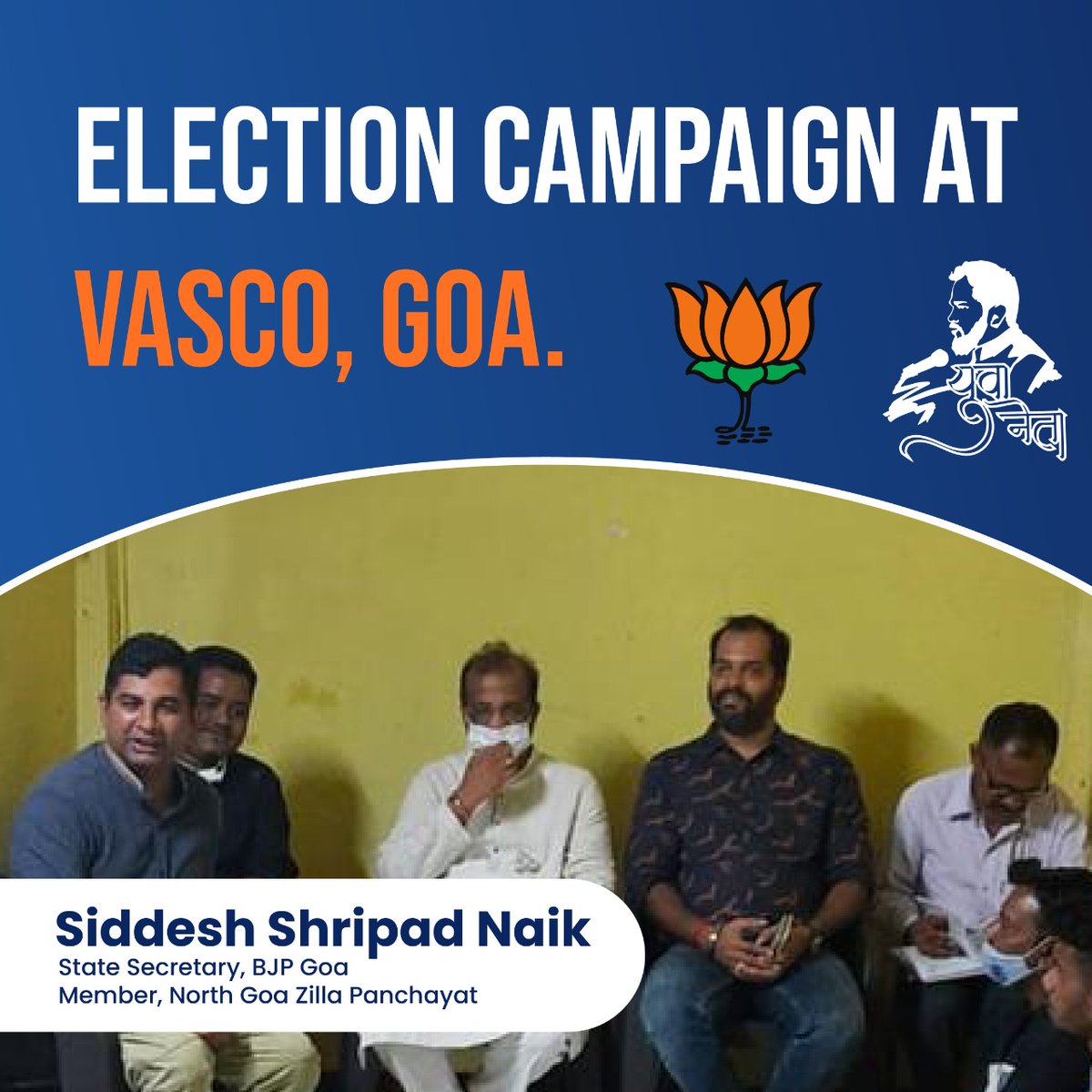 siddeshnaik's tweet photo. Campaigning at Vasco over the last few days

#bjp4goa #bjpgoa #bjponceagain #goaindia #youthleader #india #jaihind #jaibharat https://t.co/tLeXgdSitk