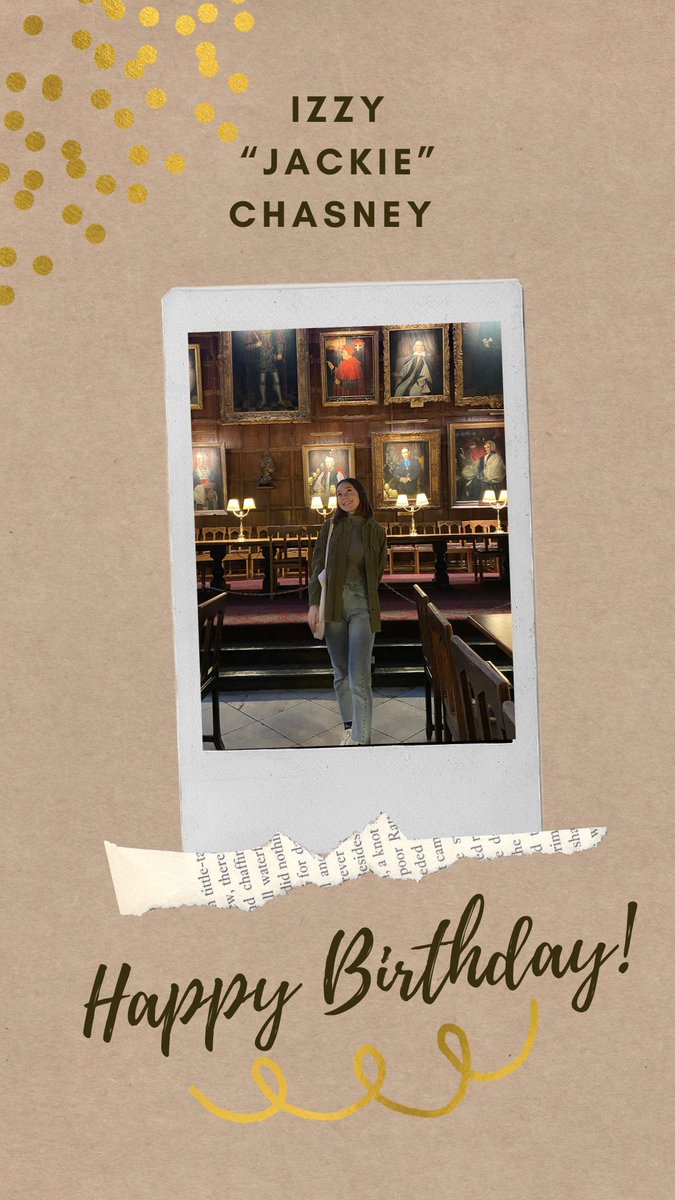 Happy happy birthday, Jackie! Have a lovely day ❤️