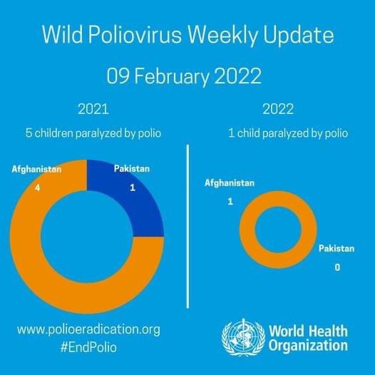 An update on Polio infections for week commencing 9th February.