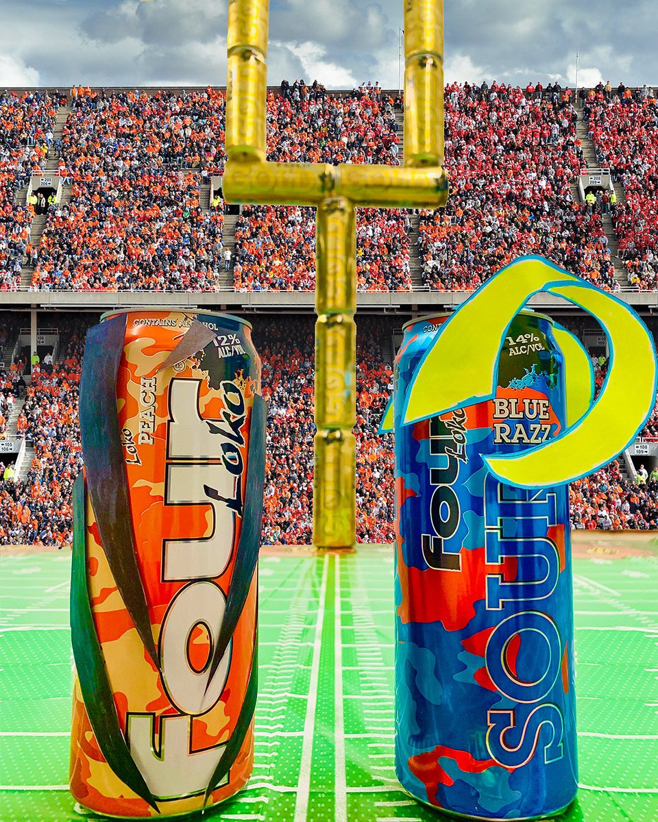 fourloko's tweet photo. Who will taste victory? Peach Tigers or Blue Razzams? https://t.co/1LaZNznRVJ