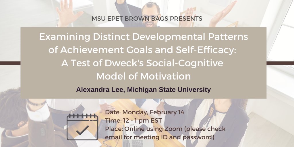 MSU_EPET's tweet photo. We are excited to have TWO of our PhD students discuss their research at tomorrow's (2/14) #MSUepet Brown Bag! Don't miss out! π https://t.co/Ewd3VuNhyE