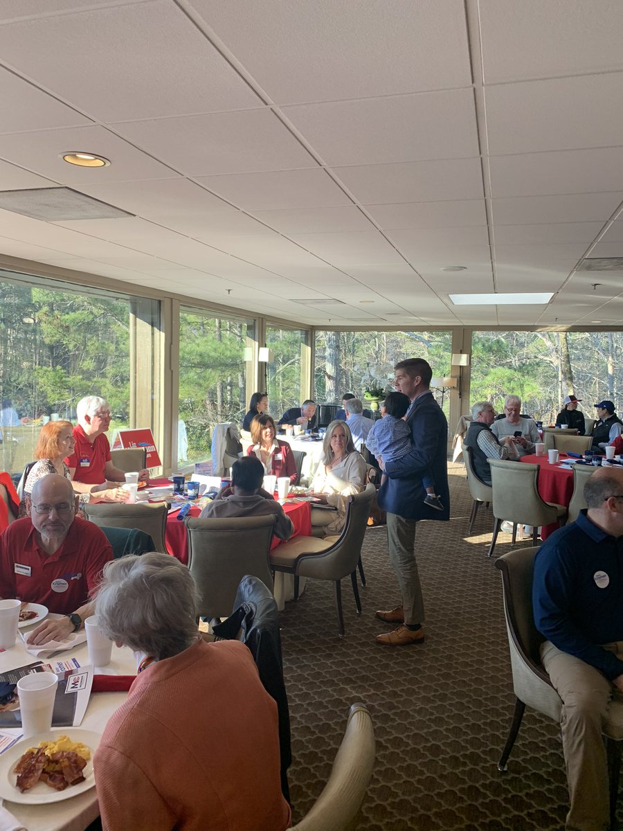 GatewoodforGA's tweet photo. Thank you to the @FultonGOP for allowing me to address the membership yesterday morning. It was Percy Naveen’s first stump speech and he crushed it! https://t.co/3KKk7peCov