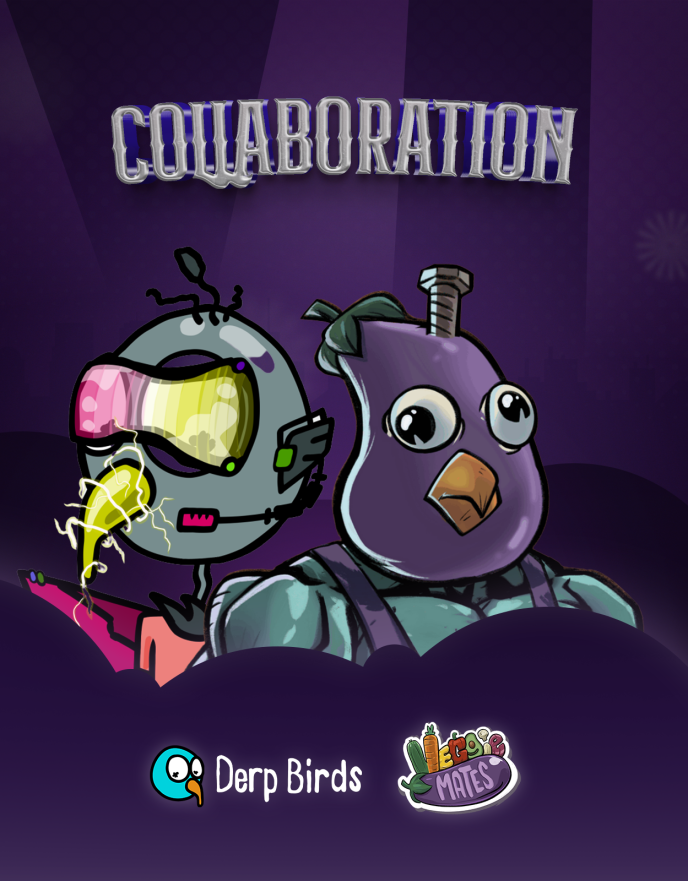 TheDerpBirds's tweet image. 🐦 GIVEAWAY🍌 

We are doing a giveaway collab with our friends @VeggieMatesNFT
 
Prize: 1 VeggieMate

👉Check @VeggieMatesNFT for a Derp Bird giveaway!
 
1️⃣ RT
2️⃣ Follow @VeggieMatesNFT &amp;amp; @DerpBirdsNFT
3️⃣ Tag 3 friends

Ends in 72 hours

#CNFT #CNFTs #CNFTGiveaway