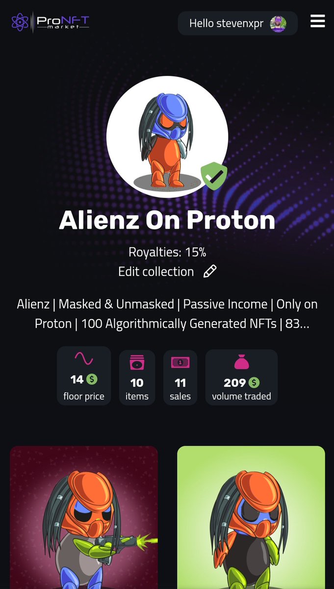 ⚛️ Alienz on Proton 👽🛸 ⚛️ tweet media