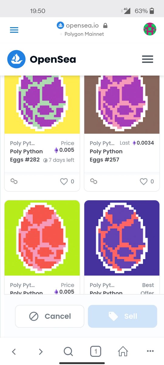 Chaos9Chaos's tweet photo. Got these poly python eggs🔥💜
Check out the project
Great roadmap #NFTCommunity
#NFT #nftart #PolygonNFT #art
@PolyPythons https://t.co/3aXhBDctKX