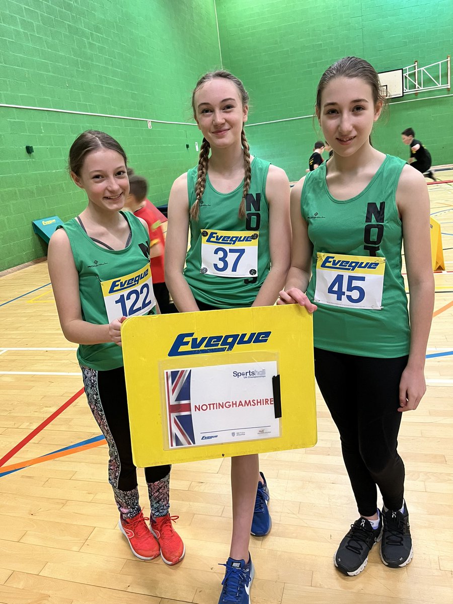 Well done to the <a href="/Outwood_Valley/">Outwood Academy Valley</a> girls who have represented Notts at the UK 🇬🇧 Regional Sportshall Athletics Championships today. <a href="/OutwoodValleyPE/">Outwood Valley PE</a>