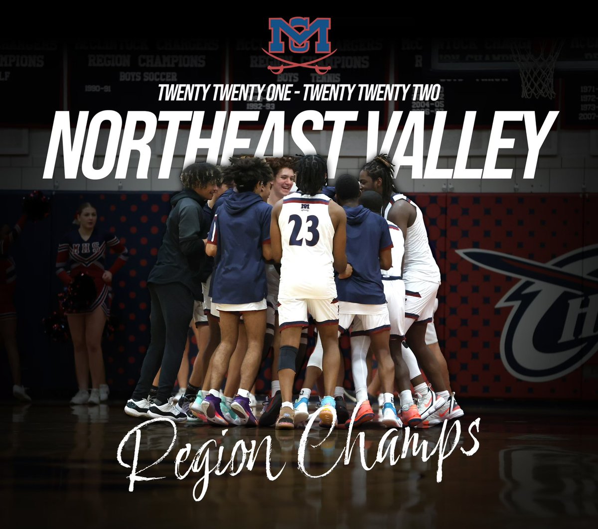 2021-2022 Northeast Valley Region Champions. #TockOnTop 🏆