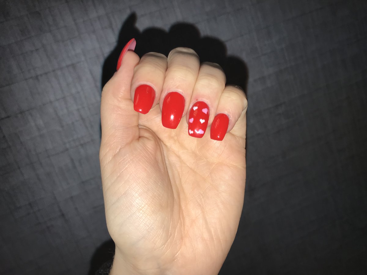 beyoutifulni's tweet photo. Love is in the air… And it’s also on the nails! ❤️

No better nail design for the day that it is.

Book your next nail appointment today:
📞 028 9065 7565
📧 spoilyourself@beyoutifulni.com
➡️ DM

#beYOUtifulNI #Belfast #Salon #Hair #Beauty #HeyBeYOUtiful #NailArt #Valentines https://t.co/cVfr0mMKJb