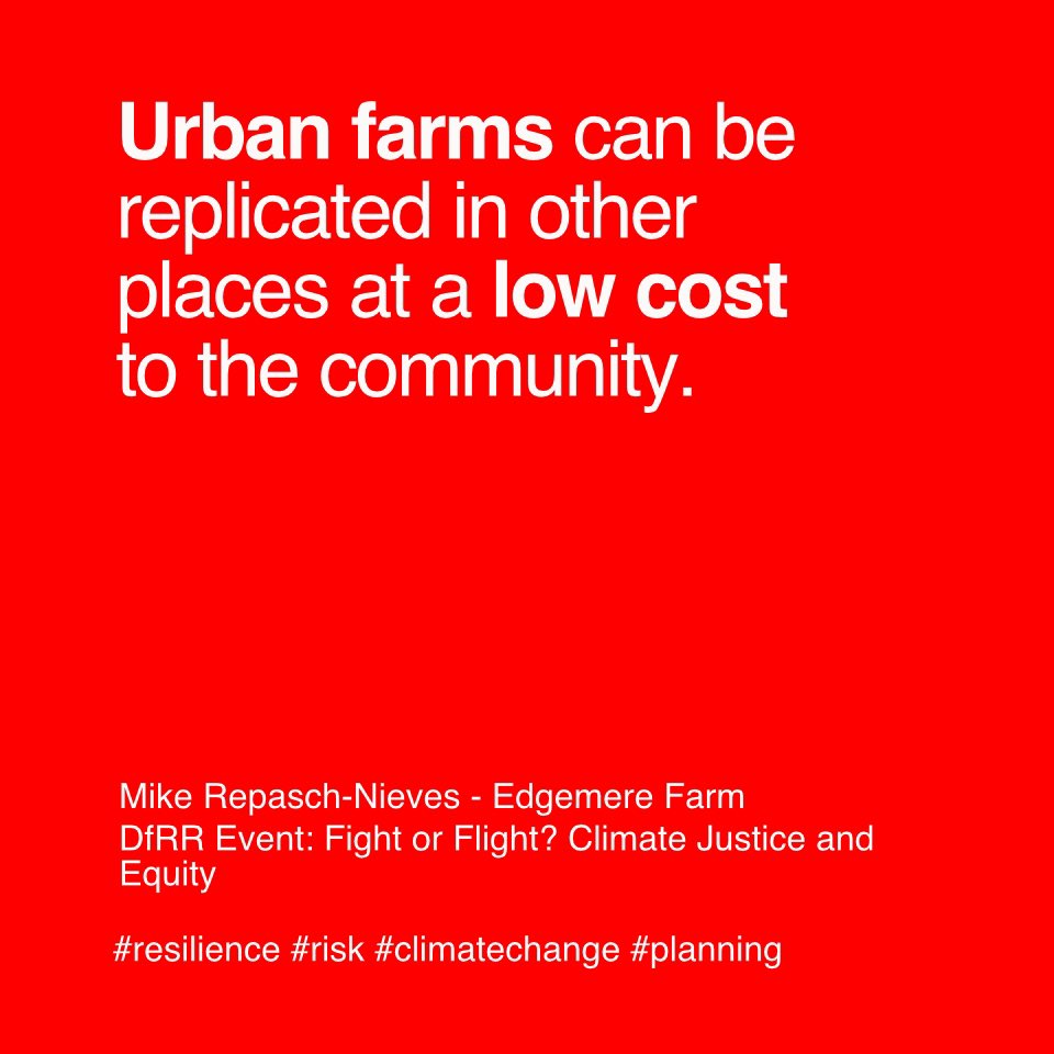 See our collection of videos on climate change and resilience:  centerforarchitecture.org/video/fight-or…  #risk #resilience #climatechange #planning #climateweeknyc #centerforarchitecture #aia #aiany #urbanfarms #edgemerefarm #edgemere