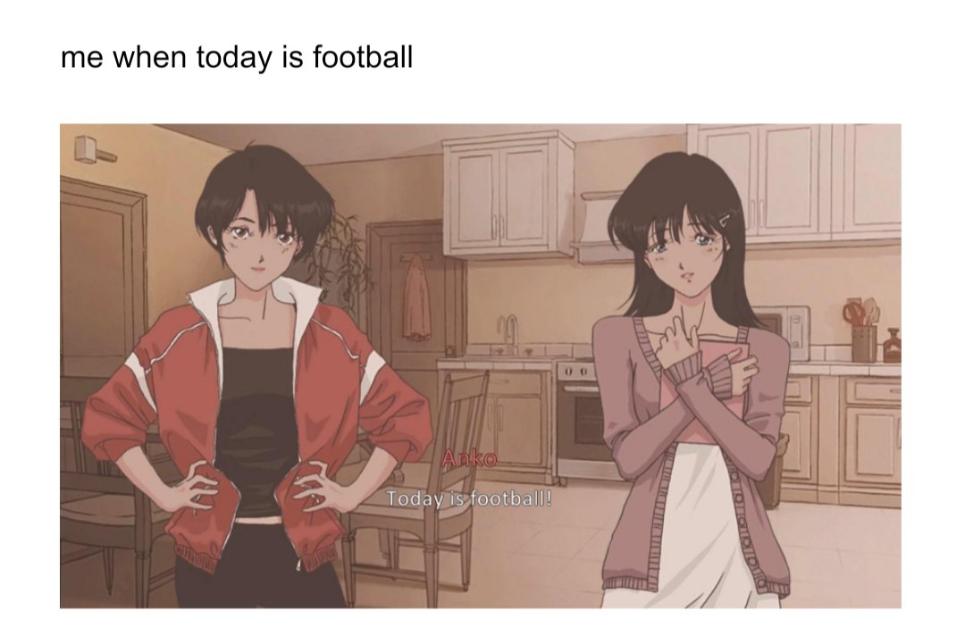 80Sushis's tweet photo. today is football https://t.co/j8oef94wHM
