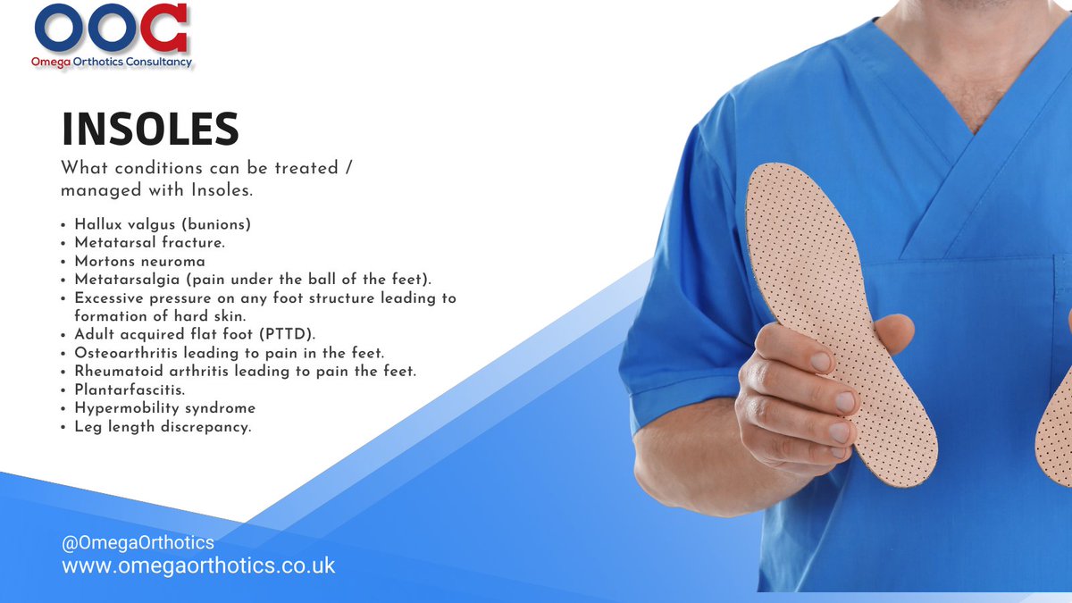 OmegaOrthotics's tweet photo. Whether you're an athlete or not, our insoles are made to help you lead a healthier and better life!
Get your customizable insoles now!

#insole  #insoles  #footcare #orthotics #orthoticsandprosthetics
#control #support #archsupport #strongfeet #healthyfeet https://t.co/XbnTw6z0Yw