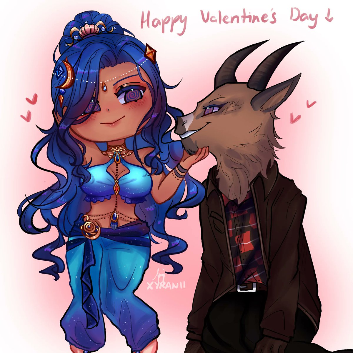 ItssGllow's tweet image. He got extremely hypnotised and actually did what he was told for told for change. Tranced goat is happy goat. @OctaviusVT

🎨 by XYRanii

#ENVtuber