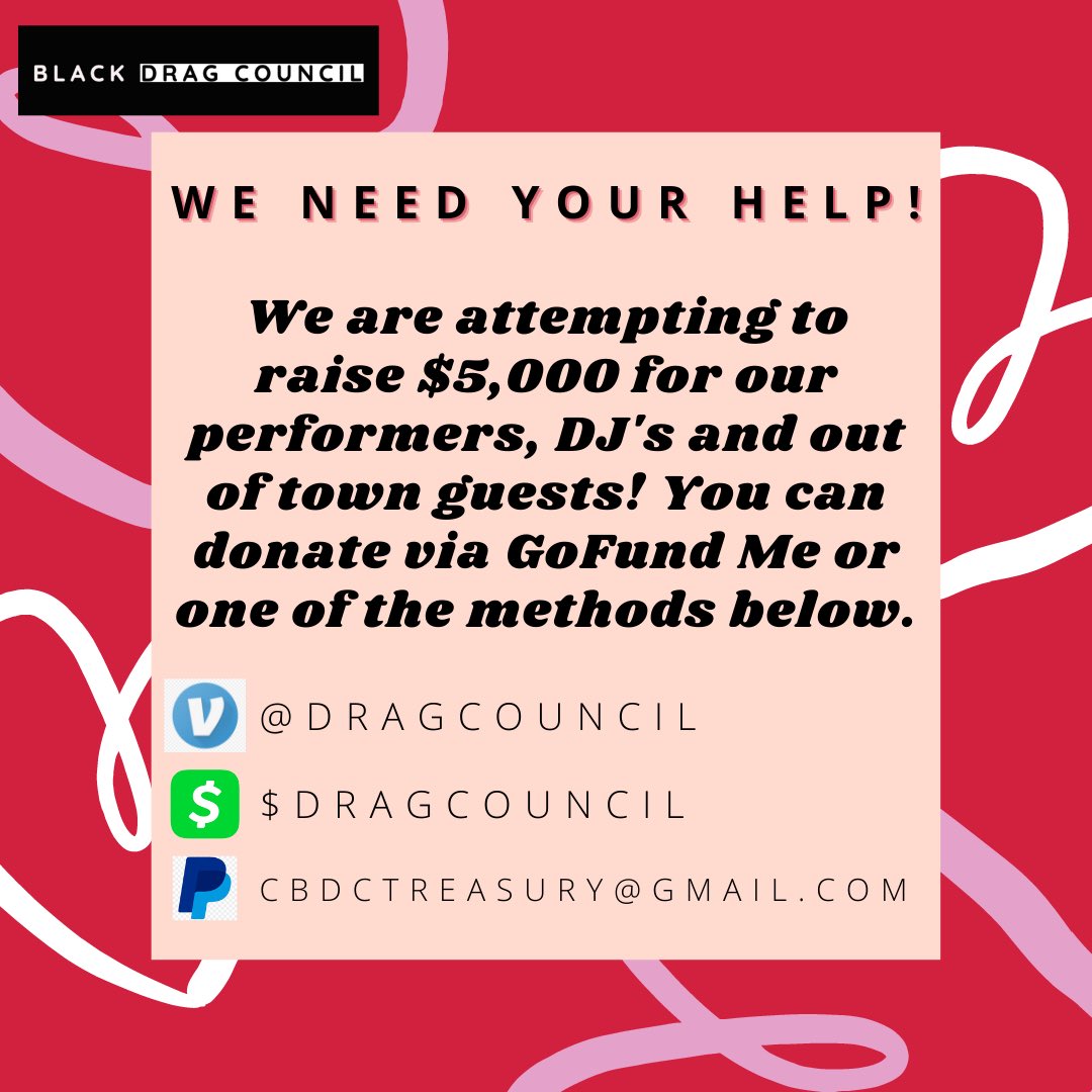 DragCouncil's tweet photo. The CBDC is proud to announce The 2nd Annual Black Valentine Cabaret: LIVE at @BerlinNightclub ! We have dozens of Black artists and are in need of your help to raise the necessary funds for our artists. Please share and donate! 

https://t.co/Nx22YQsyMk https://t.co/Uv3PewDYKA
