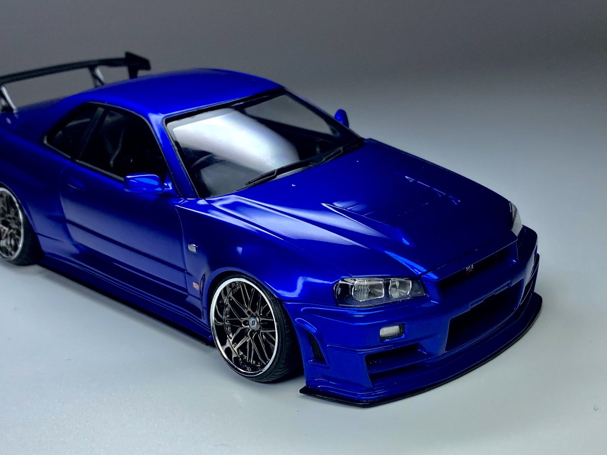 Zx86623099's tweet photo. TAMIYA1/24 GTR34 nisimo Z-tun https://t.co/f8nb7Se9AP