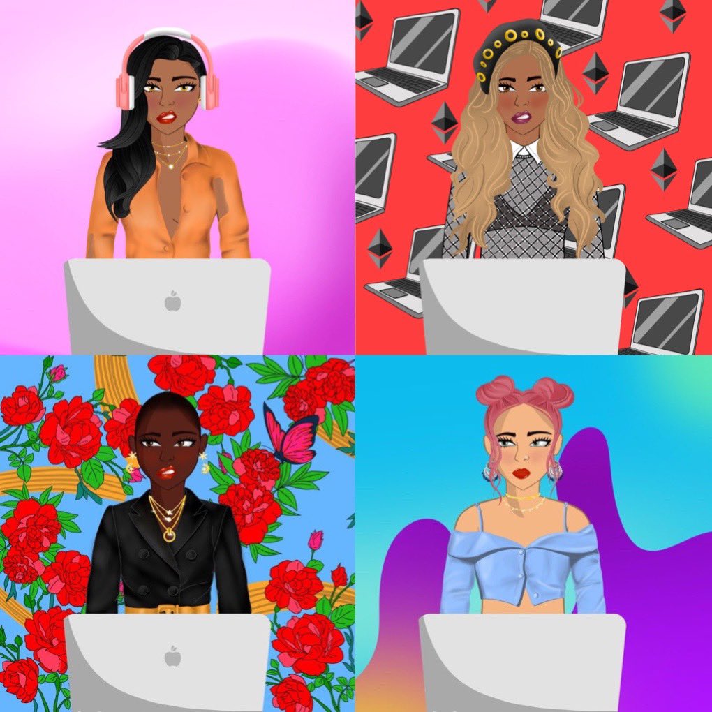 thecoingirl's tweet photo. Cuties the AMAZING @CryptoTechWomen a collection of 8,888 empowered women 💪 have given me 20 x #WL spots to #giveaway🎉

RULES 

❤️Like &amp; RT this post
➕Follow @CryptoTechWomen &amp; me 
🏷Tag 3 #NFT friends 
✅Join https://t.co/wfMmOBgzDn

Ends 48hr

#NFTs #NFTGiveaways #WLGiveaway https://t.co/HmoCo8Oiqo