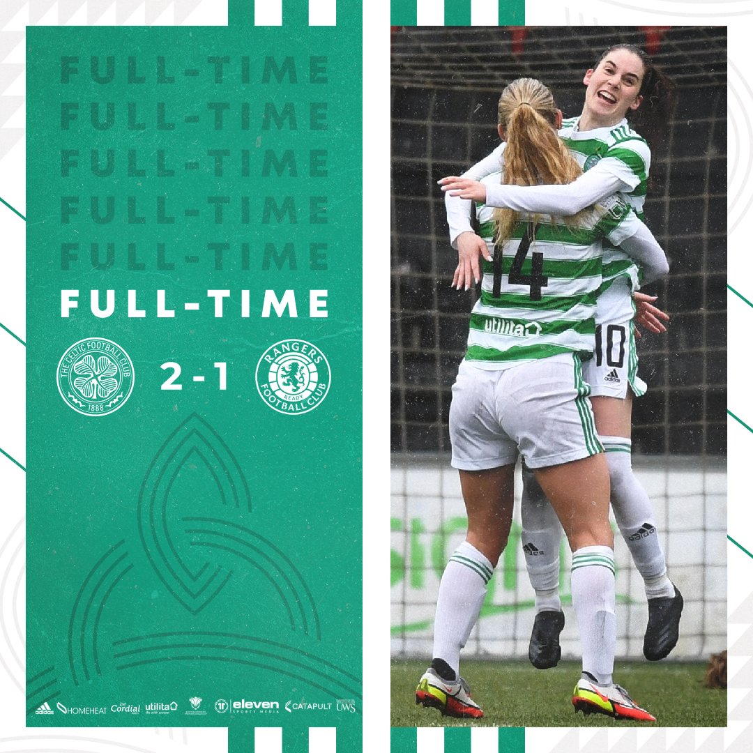 The cup double dream lives on!!🔥🔥

🍀2-1🔵
#CELRAN | #ScottishWCup | #COYGIG