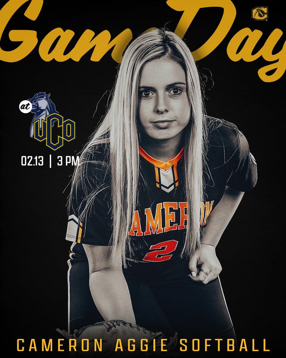 SB | <a href="/AggiesSB/">Cameron Softball</a> closes out their weekend against host team Central Oklahoma following their game with RSU today!

🆚 - Central Oklahoma
⌚️ - 3 PM (CT)
📍 - Edmond, OK
🏟️ - Gerry Pinkston Stadium
🖥️ - themiaanetwork.com/ucobronchos/
🔢 - bronchosports.com/sidearmstats/s…

#CUsoftball #BackTheAxe⛏️