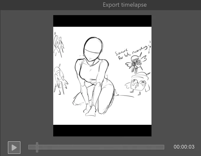 im going thru my patreon recording of this drawing and the sketch stage looks so down bad wtf ⚰️ 