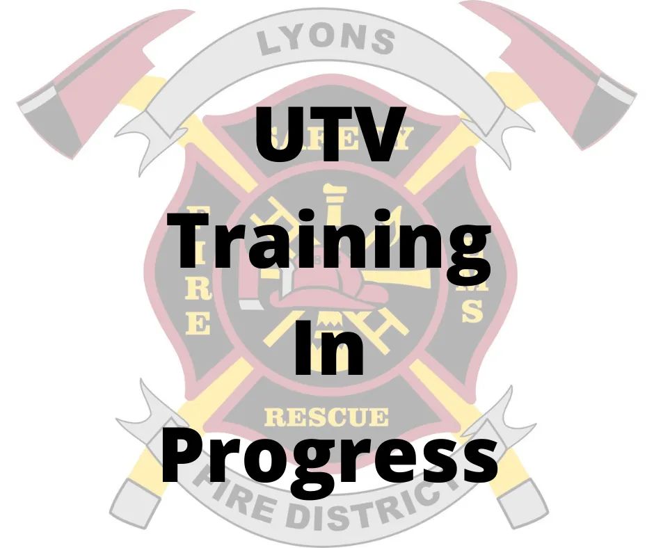 Lyons Fire will be conducting UTV Training. There will be increased traffic on 2nd Street, in Lyons, CO, near the recycle center as Lyons Fire will be conducting UTV driver training. Please steer clear of the area. 
Thank you!
#2022training https://t.co/z4q4bqisXu