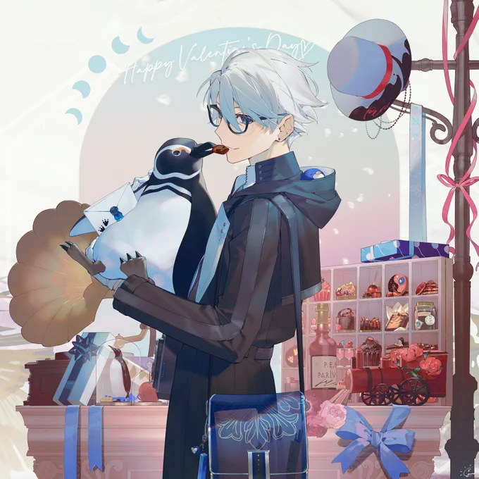 口移し🐧🍫 #ValentinesDay2022 