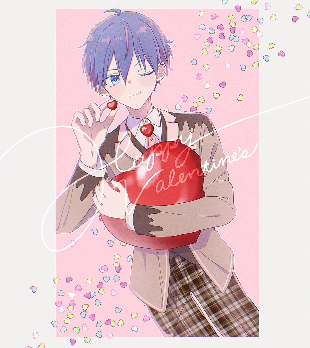 「✨🍫💝 𝑯𝒂𝒑𝒑𝒚 𝑽𝒂𝒍𝒆𝒏𝒕𝒊𝒏𝒆'𝒔 �」|絶望人生のイラスト