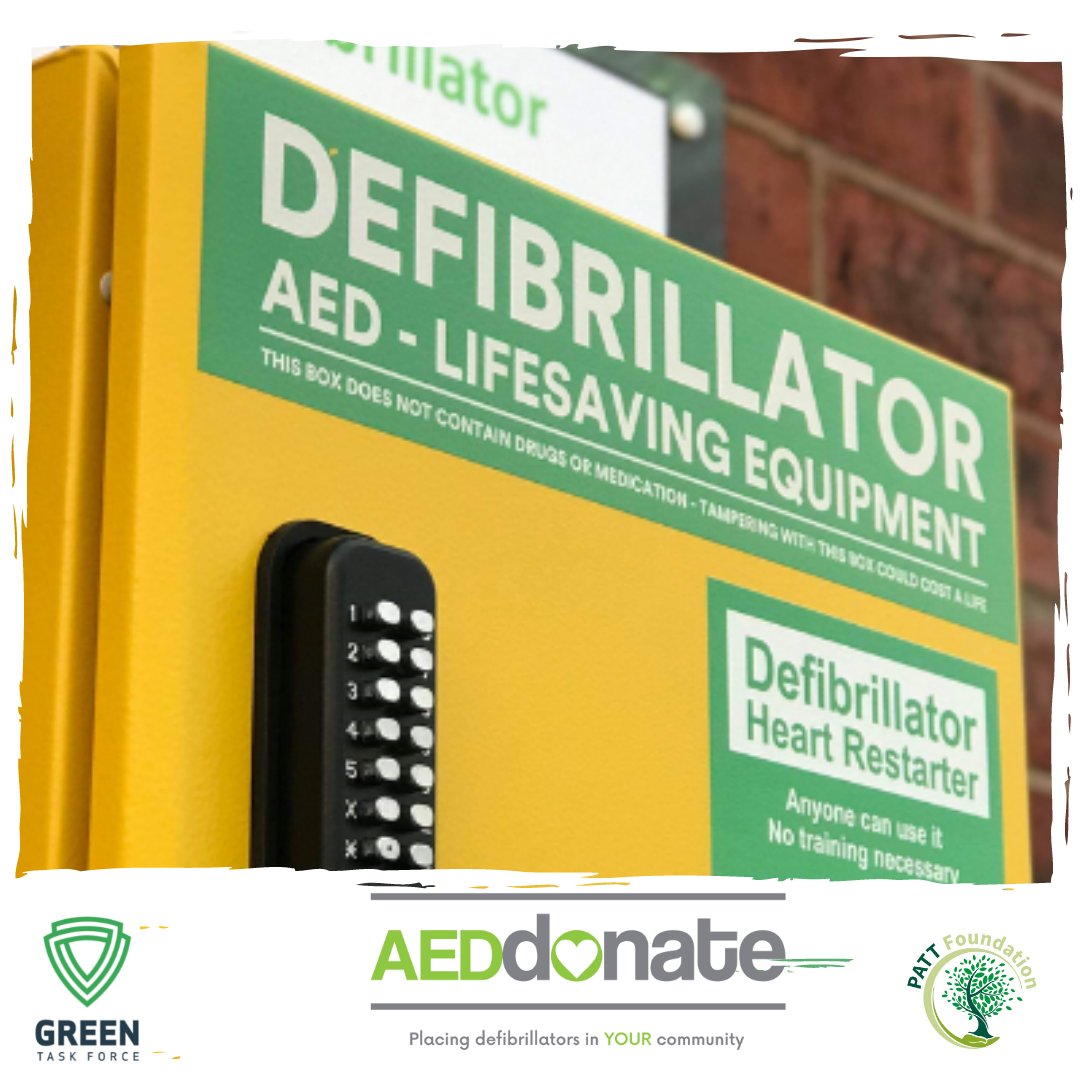 GreenTaskForce1's tweet photo. 🌟 Can you help? 🌟

The @PATT_Foundation is working alongside AEDdonate to have a defibrillator installed in our nature-based therapy centre in Preston near Hull.

👇👇👇
https://t.co/hhXyQl3ILK
#Hull #Eastyorkshire #PattFoundation #Greentaskforce #Vetssupportingvets #charity https://t.co/svFzR6UI7i