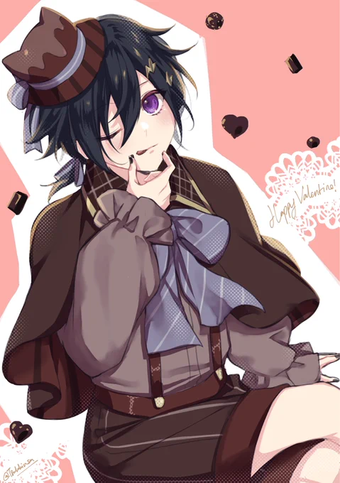 #イヅル描いたぞ 衣装可愛いねハッピーバレンタイン〜 