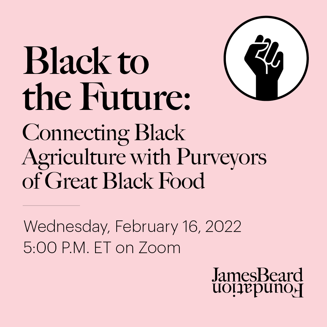 soulfirefarm's tweet photo. On Wednesday, 2/16 at 5:00 PM EST, join @beardfoundation, Food Justice Assistant Manager @thebabblingbrookemarie, and others for a discussion on the importance of preserving and securing Black foodways---from land justice and policy to food sovereignty.

https://t.co/ZhWNxtbvkX https://t.co/xBgLl11ARo