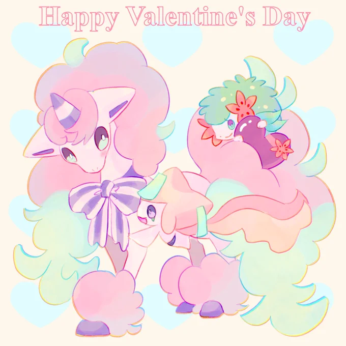 ポニータ応援するでしゅ
#バレンタイン #ValentinesDay2022
#Pokemon 