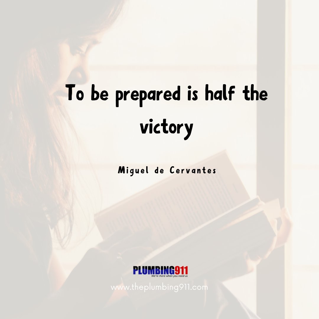 theplumbing911's tweet photo. Some inspiration for the week. Remember to show up prepared.

#plumbing911 #plumber https://t.co/44FJ7vh0Pr