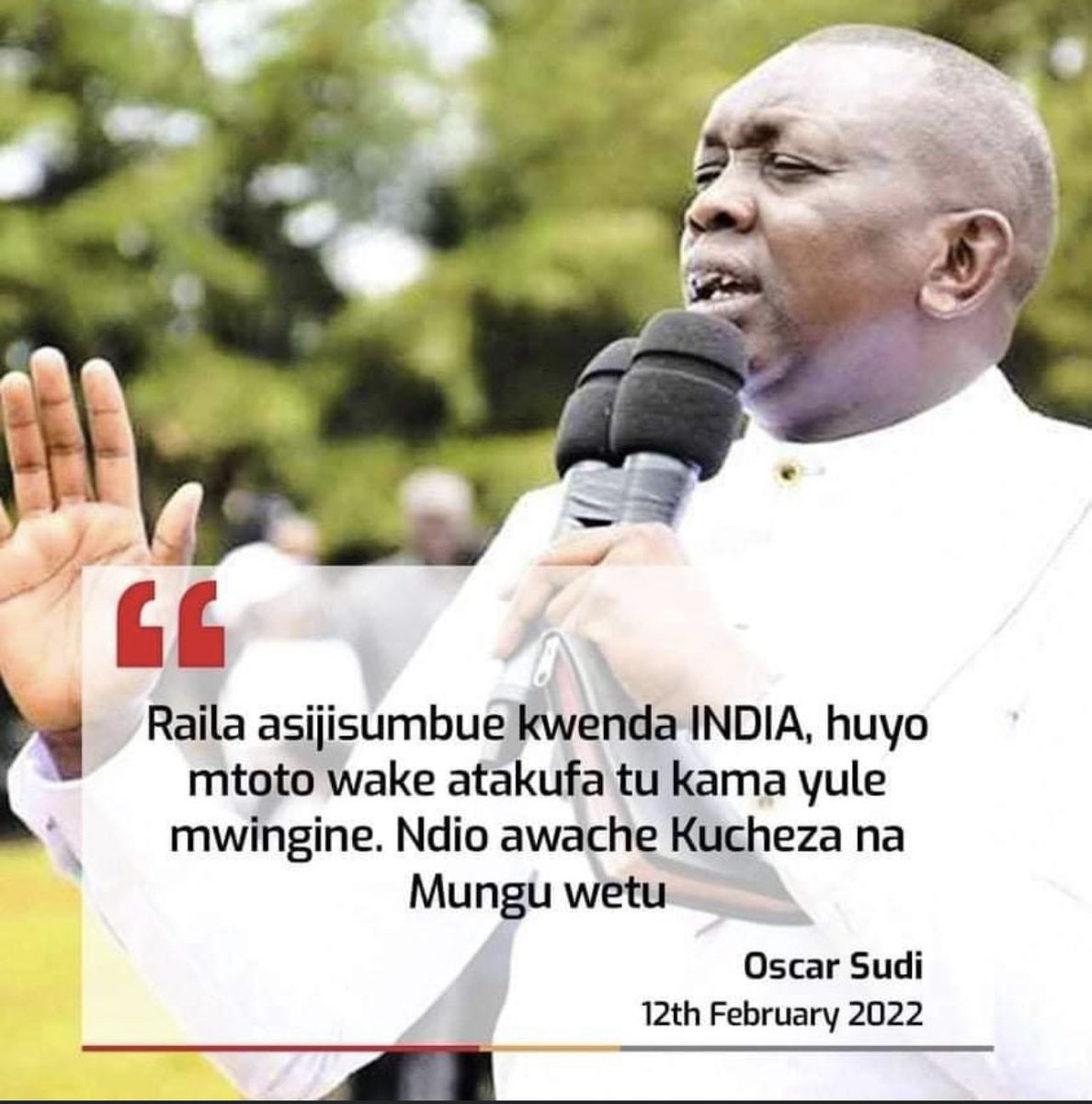 RobertAlai's tweet photo. Imagine this is Ruto’s main confidant. https://t.co/z4KxCRsddE