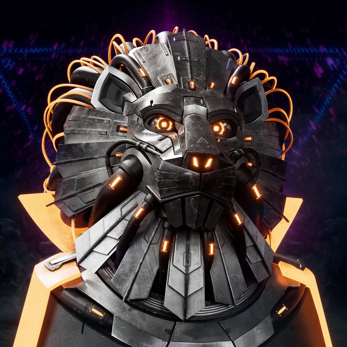 My latest legendary build for <a href="/Lucky_Lion_Club/">LUCKY LION CLUB</a> with <a href="/joelbestart/">Joel Best</a> #nft #nftart #nftcollectors #nftdrop #cryptoart #3dart #3dartist #rare #cryptoartist #nftcommunity #cryptoartists #digitalartist #digitalartwork #scifi