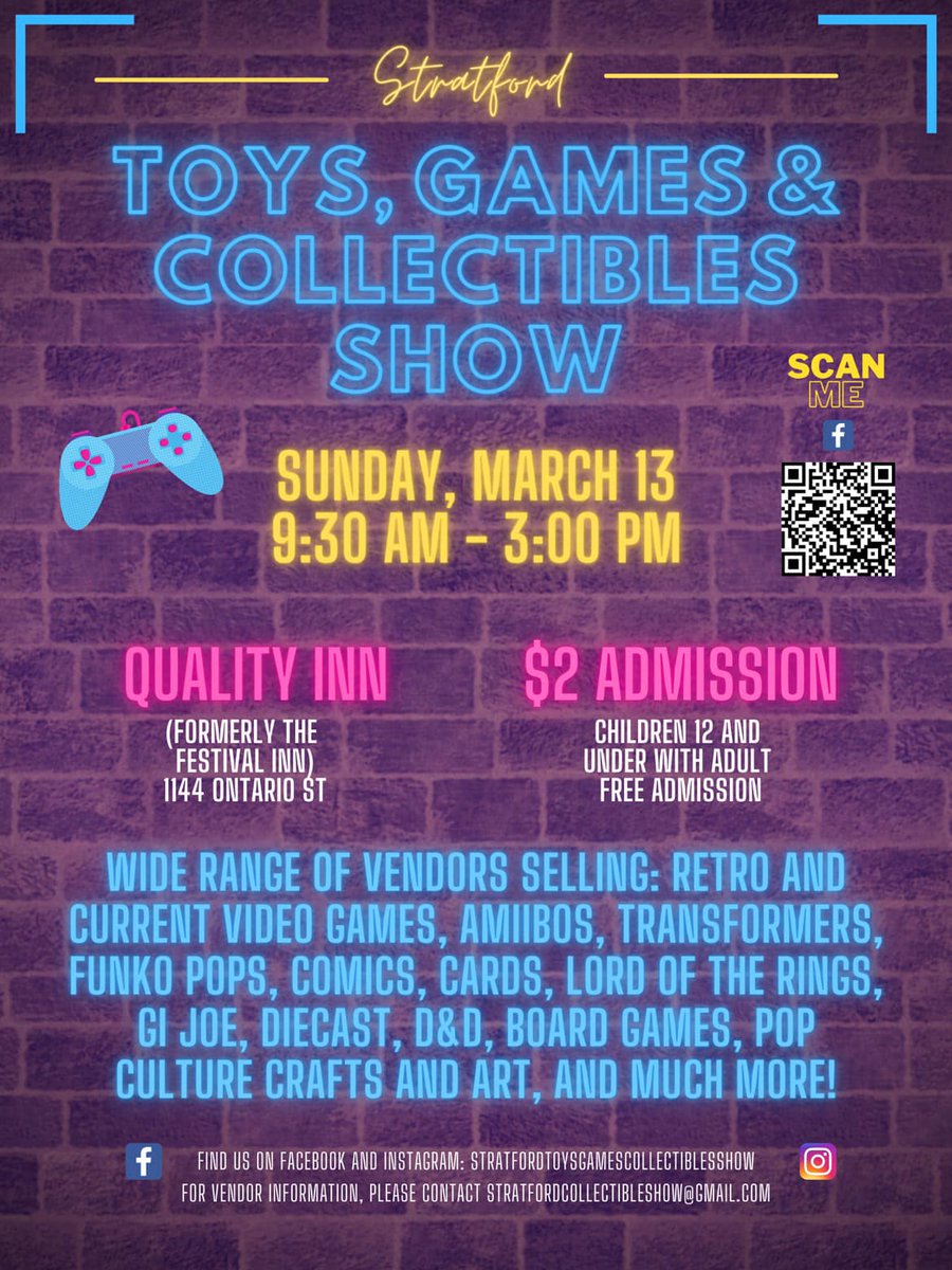 TriCitySwap's tweet photo. Our April 3rd show is getting closer! Still a few tables left for vendors! 
We will be attending the Stratford show ahead of ours, so come on down to see what it's all about! March 13th! https://t.co/eBIHtmVcud