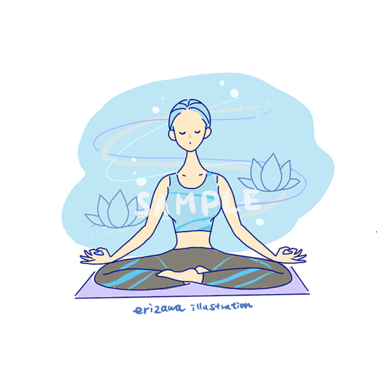 ヨガイラストのtwitterイラスト検索結果