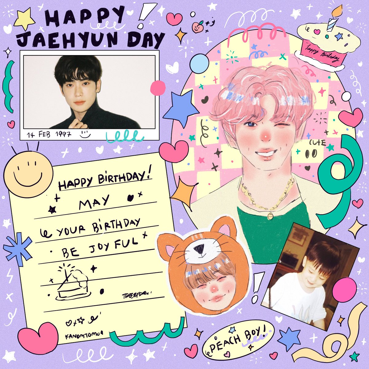 ˚ ༘Happy Jaehyun Dayꔛ♡🎀🐈

🍑สุขสันต์วันเกิดวาเลนไทน์บอย💖🎂