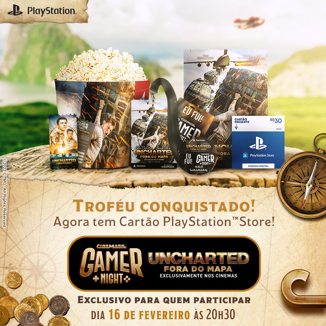 R$30 PlayStation Store - Cartão Presente Digital [Exclusivo Brasil]