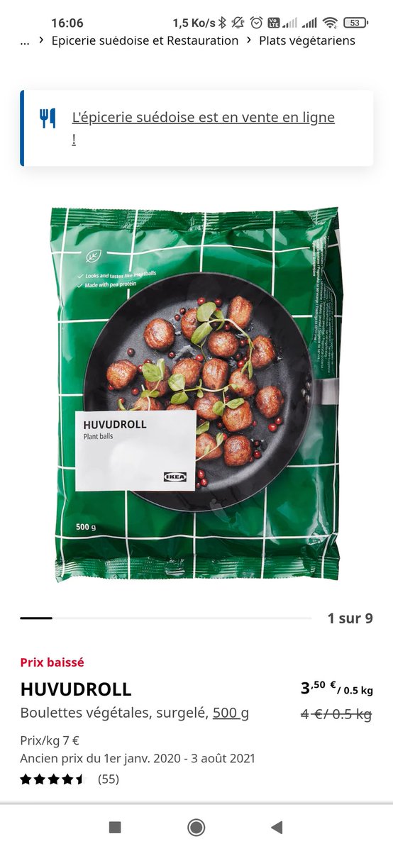 GrandRequinVert's tweet photo. Elle est où la composition de vos boulettes végétales !? @IKEA @IKEA_France @IKEACanadaFR https://t.co/fUmULMVpuc