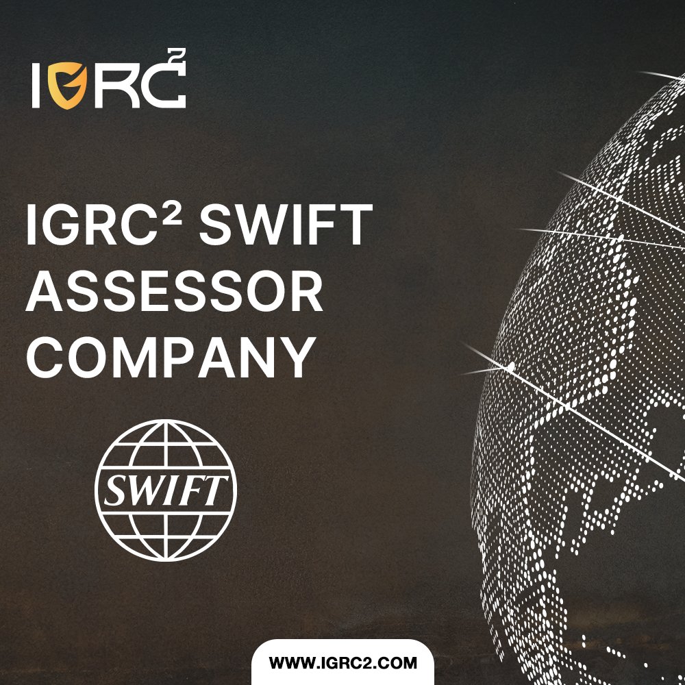 IGRC_2's tweet photo. IGRC² has obtained accreditation as an Assessor qualified by SWIFT enabling the evaluation and validation of SWIFT payment environments. 💳 For any assistance or further discussion, you can send us at info@igrc2.com and our team will contact you! #fintech #Banking #KSA #Egypt https://t.co/0R6A9WnkNl