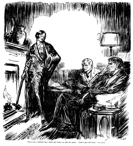 BakerStJournal's tweet photo. This illustration by Frederic Dorr Steele for 'The Three Gables' only appeared in the Los Angeles Times #OTD 1927. https://t.co/CpZ6oTCxBp